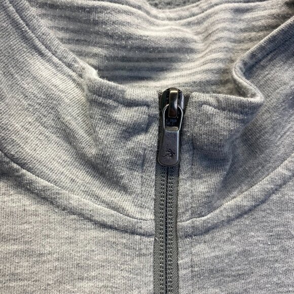 Orvis‎ Sweatshirt Mens Size Large Grey  Quarter Zip Mock Pullover - Picture 9 of 13